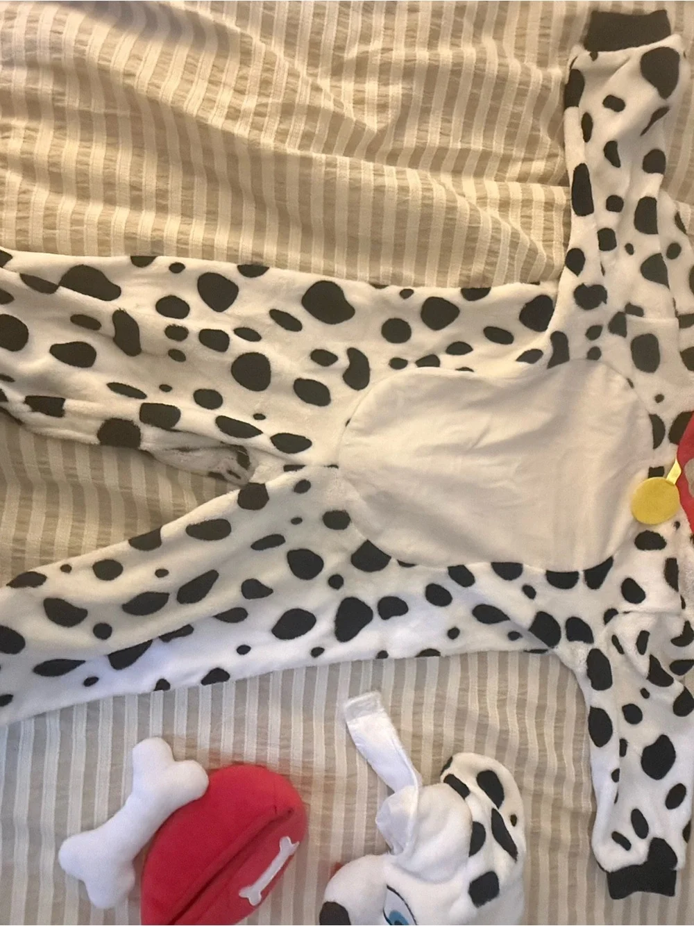 Dalmatian Spot Kids One-Piece costume - White and Black halloween